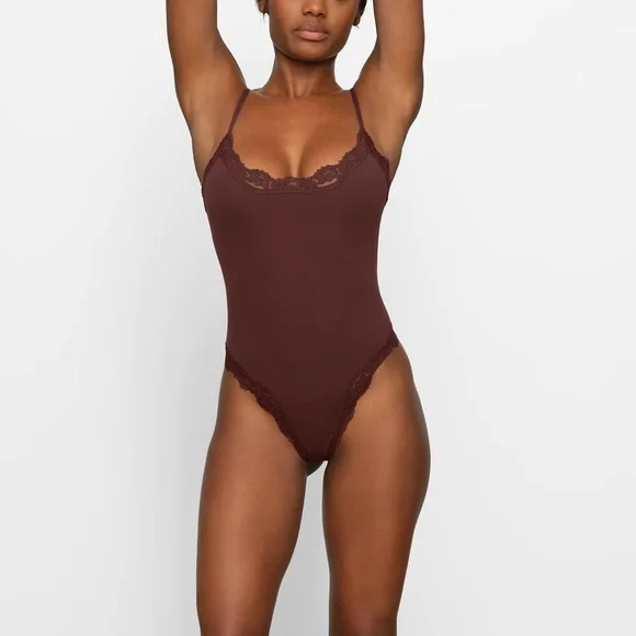 Lace cami best sale bodysuit